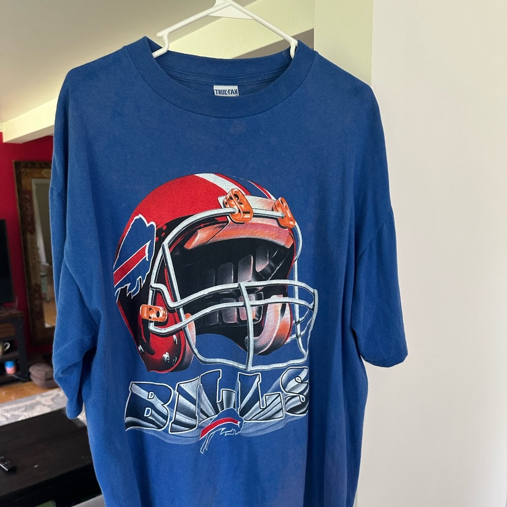 Vintage 90s Buffalo Bills helmet shirt